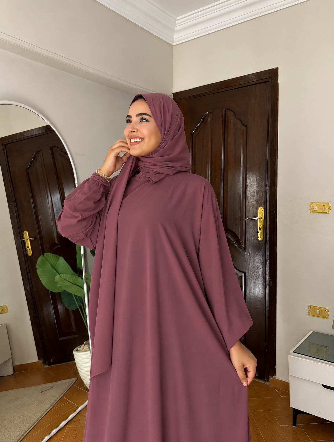 إسدال العباية 
