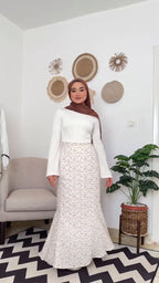 Floral Skirt - Crinkle